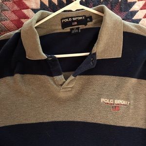 Large grey polo sport